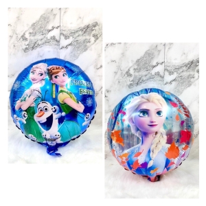 Bóng kiếng Elsa hình tròn cho bé gái tran trí sinh nhật
