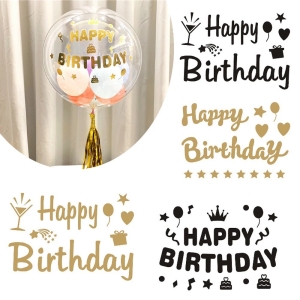 Miếng dán decal chữ Happy birthday trang trí jumbo, bobo, galaxy mừng sinh nhật, mừng thôi nôi1
