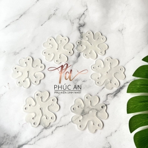 Khoen cài 10 bóng thành chùm chất liệu nhựa cứng