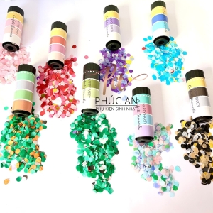 Pháo phụt ra giấy Confetti 1c ngẫu nhiên trang trí sinh nhật happy birthday