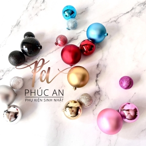 Set 3 viên bi nhựa trang trí lung linh hpbd