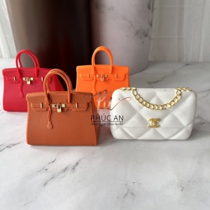 Túi xách mini mô hình nhựa nhẹ trang trí bánh sinh nhậ