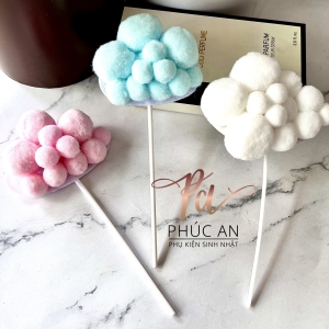 Que cắm bông mây (mây to) cắm bánh sinh nhật HPBD