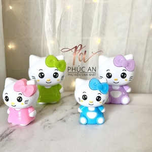 Bộ 4 con mèo Hellokitty dễ thương trang trí bánh kem