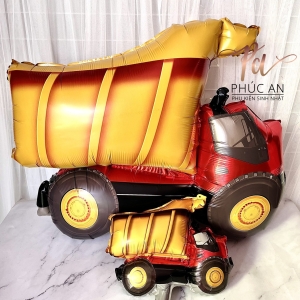 Bóng kiếng nhôm 80cm xe sút cát trang trí sinh nhật HPBD 1