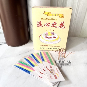 Nến chân dài ( 1 hộp 45 lốc ) trang trí bánh kem sinh nhật happy birthday