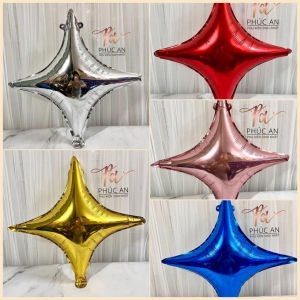 Bóng kiếng sao 4 cánh 18INCH trang trí cho tiệc sinh nhật happy birthday