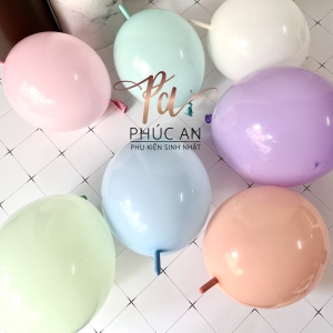 BÓNG PASTEL NỐI 2 ĐẦU 5INCH ( 10 cái ) trang trí tiệc , sinh nhật party....