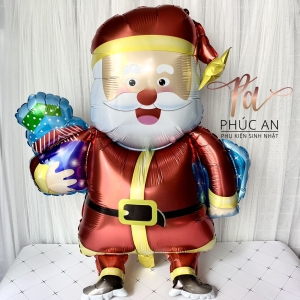 Bóng kiếng nhôm ông già noel 60cm 88cm trang trí giáng sinh Merry Christmas