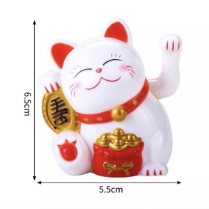 Mèo thần tài mini trang trí bánh kem dễ thương