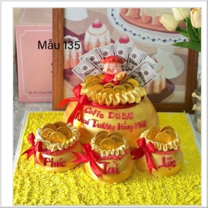 BÁNH KEM HỦ VÀNG DÀNH CHO KHAI TRƯƠNG