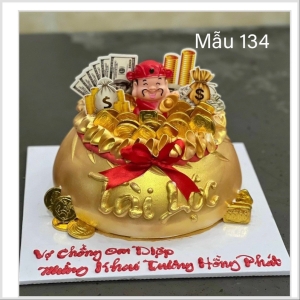 BÁNH KEM HỦ VÀNG DÀNH CHO KHAI TRƯƠNG